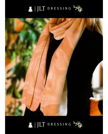 Foulard imprimé avec dorure AZELIO