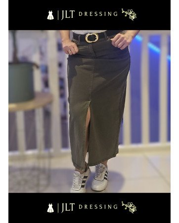 Jupe Denim Fendue CALISTA